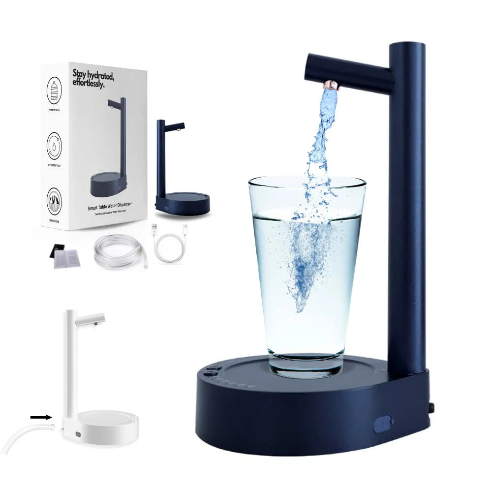 Portable water dispenser with USB charging